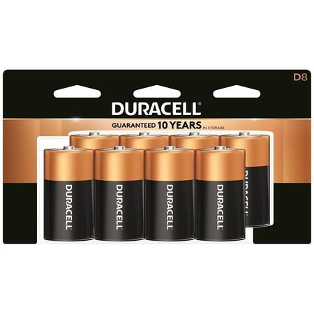 DURACELL Battery, 15 V Battery, D Battery, Alkaline, Manganese Dioxide 4133393364